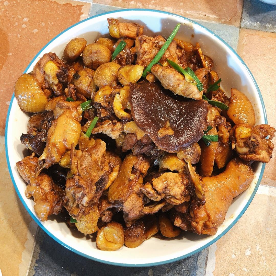 【栗子烧鸡】鸡肉都给你吃，栗子归我~