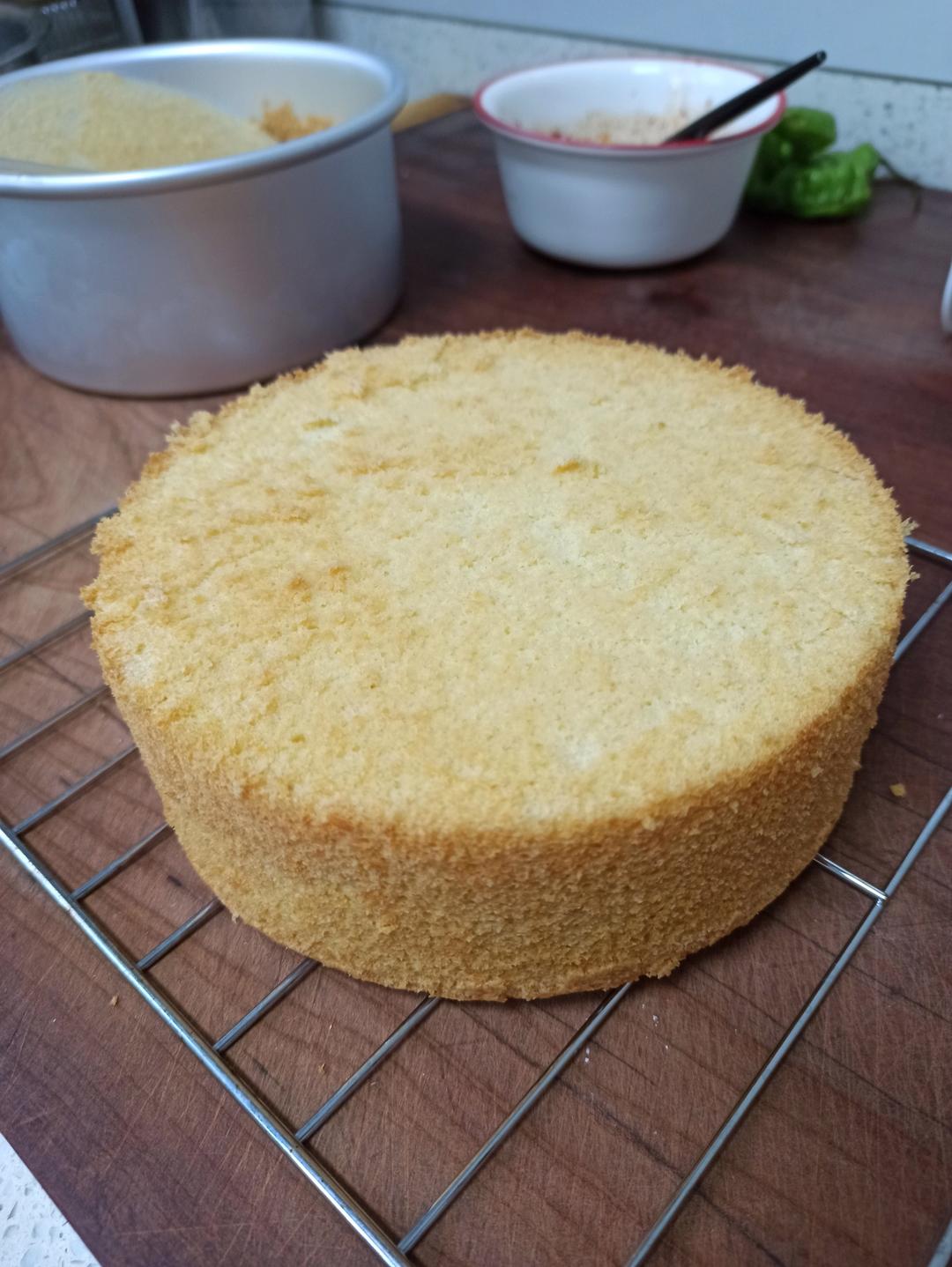 豆渣戚风蛋糕（6寸）