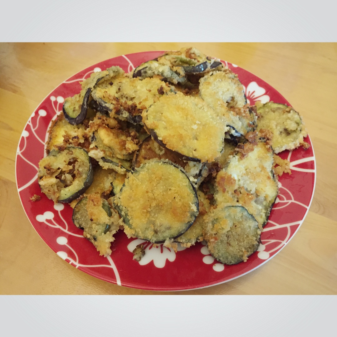 油炸茄子饼