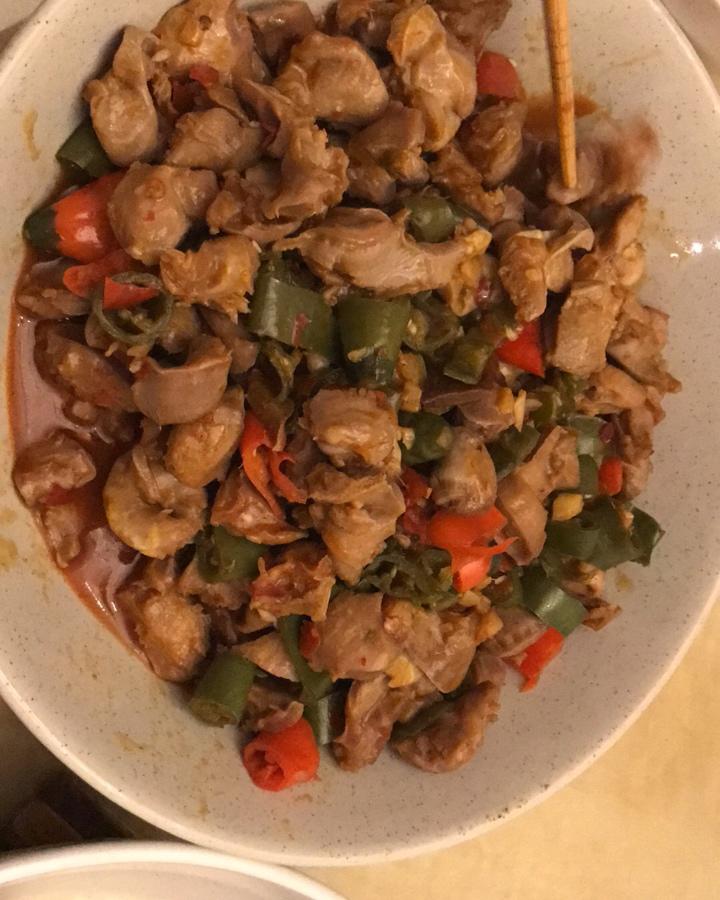 小米椒爆鸡胗