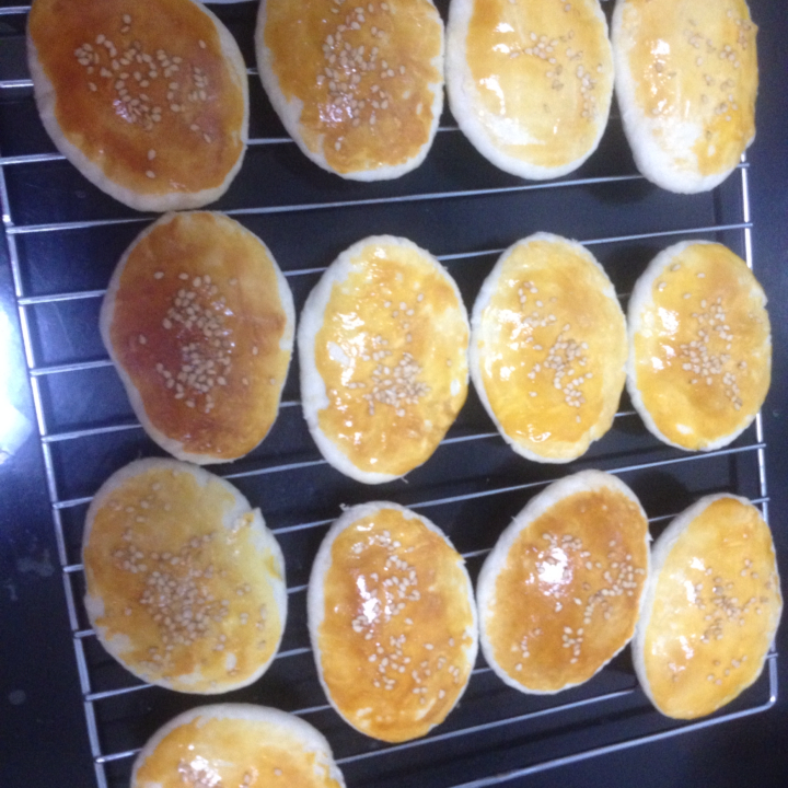 芝麻椒盐牛舌饼（北京小吃）
