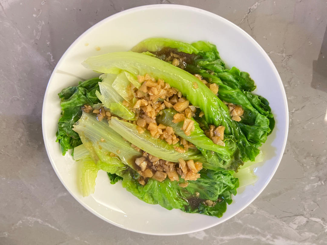 白灼生菜