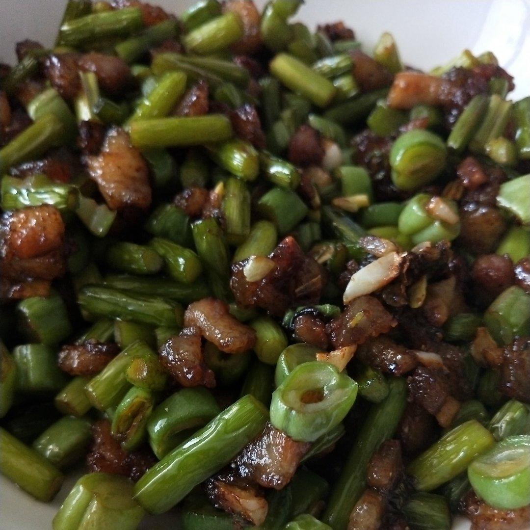 肉沫豆角下饭菜