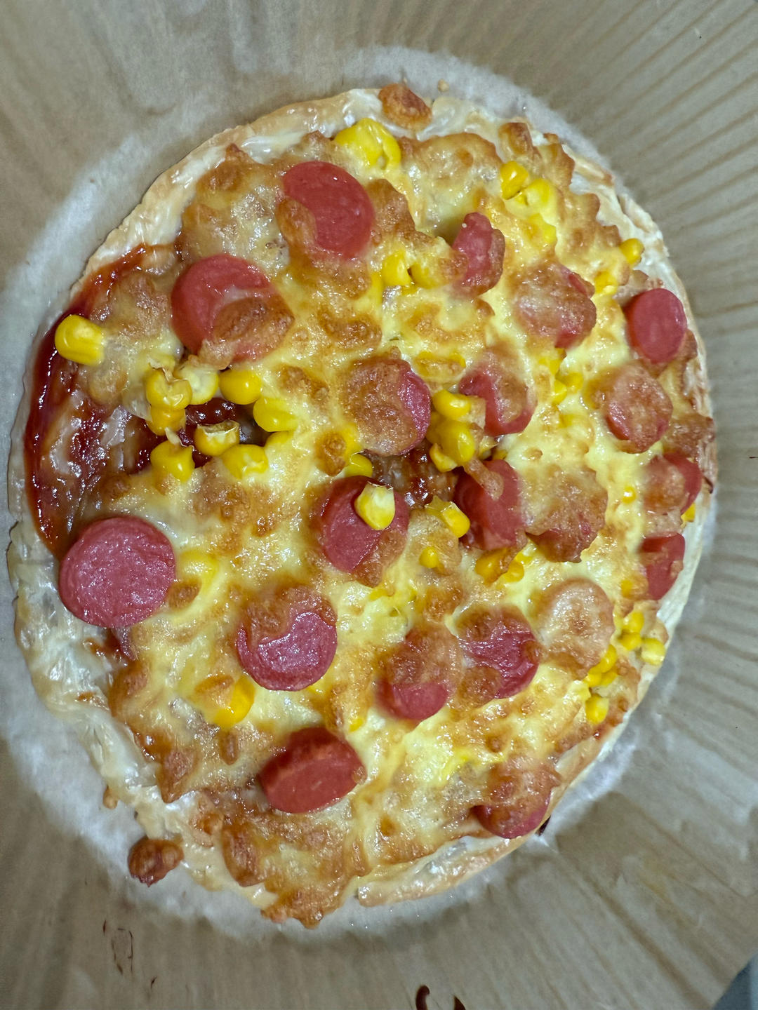 用空气炸锅做手抓饼披萨