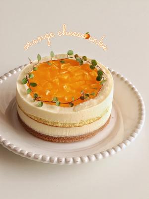 🍊三重口感好吃不腻｜橙香芝士蛋糕🍰的做法 步骤22