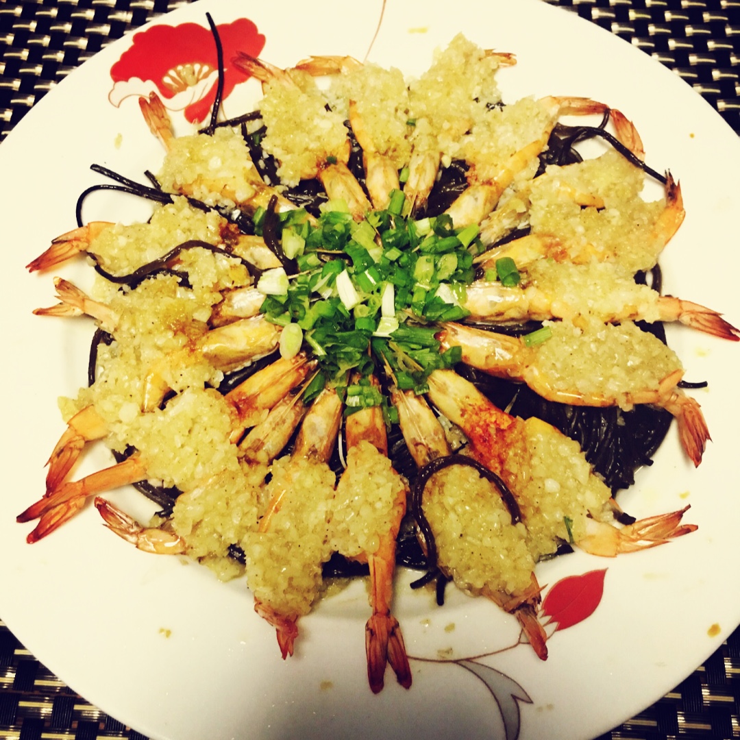 蒜蓉粉丝蒸虾