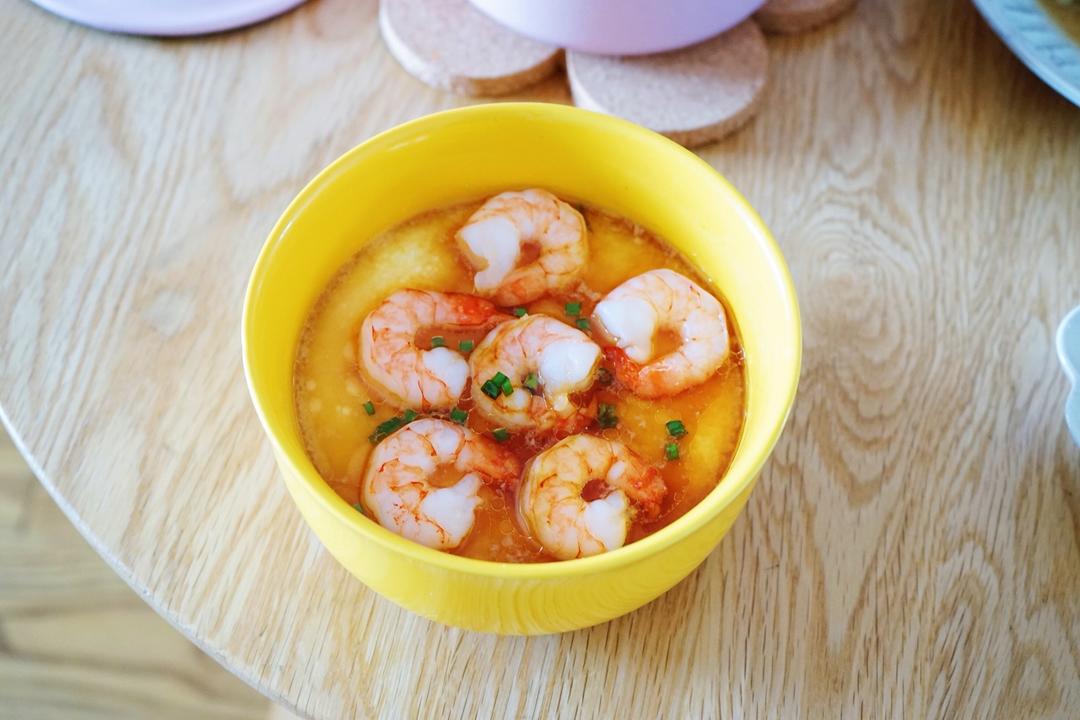 虾仁蒸蛋