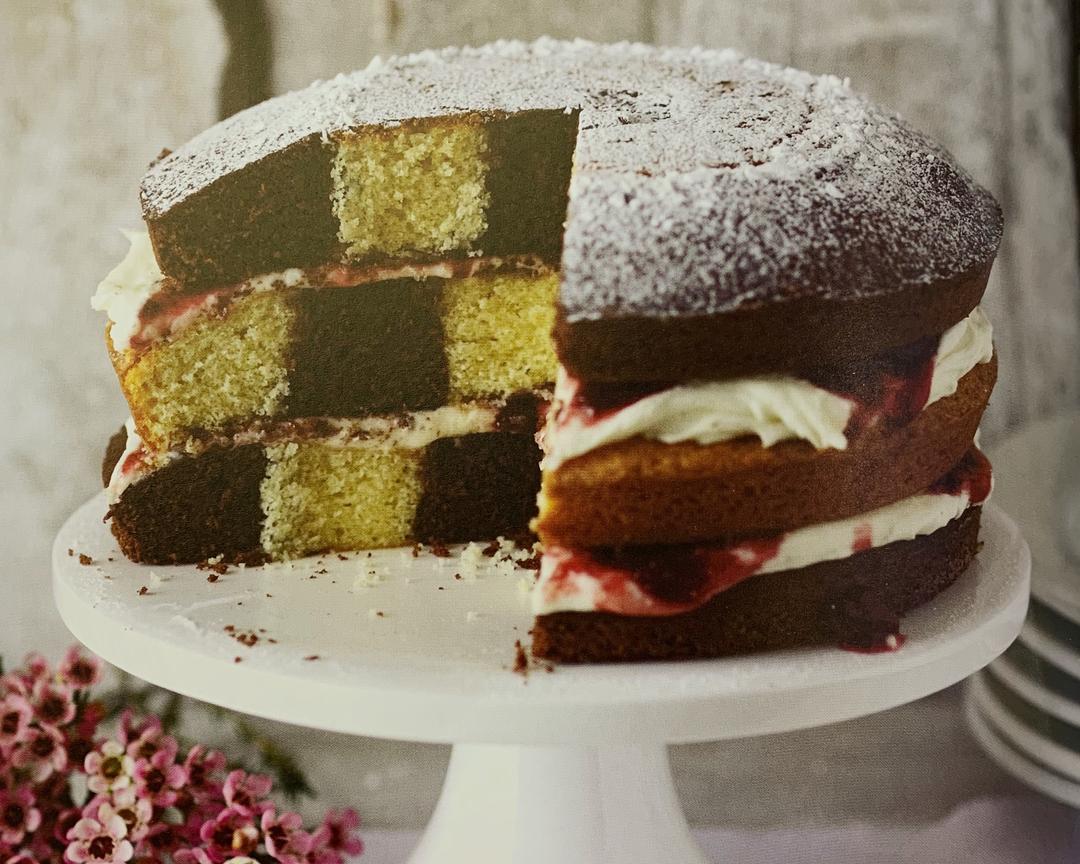 Chequerboard/Checkerboard Cake棋盘磅蛋糕格子黄油蛋糕的做法