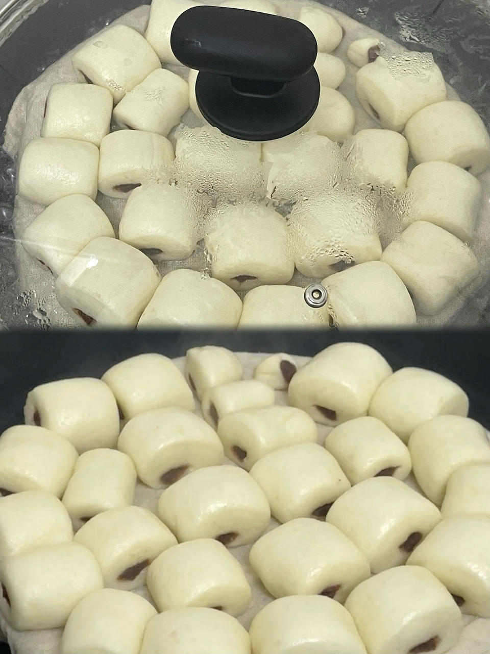 豆沙小馒头，我可以一口吃五个~