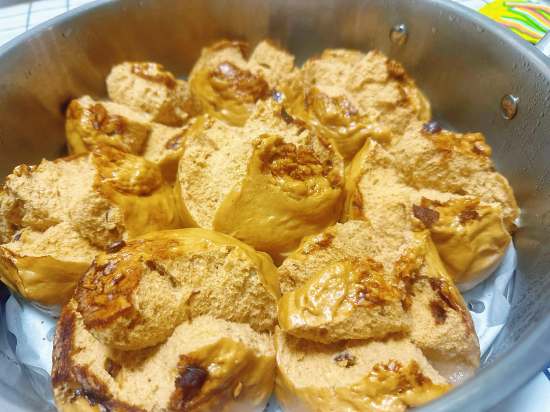 记录一次成功的红糖开花馒头