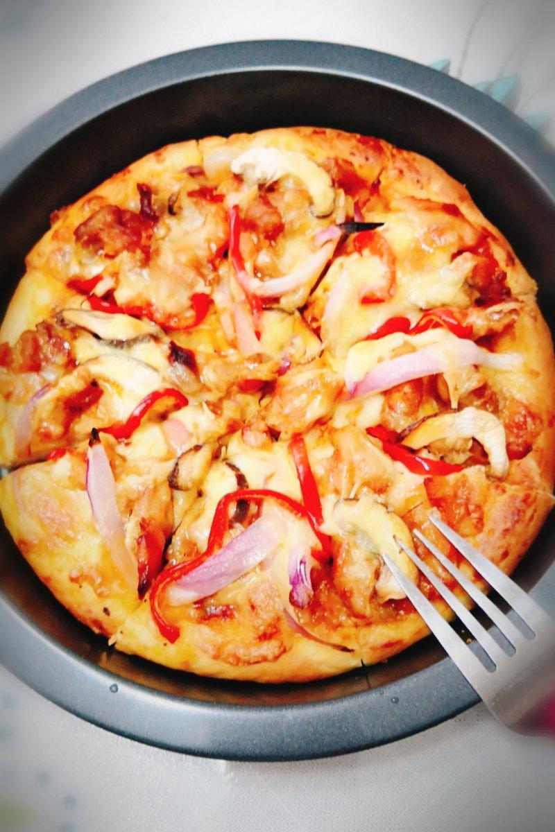 手机用户2797_mzbo做的8寸纯手工什锦披萨