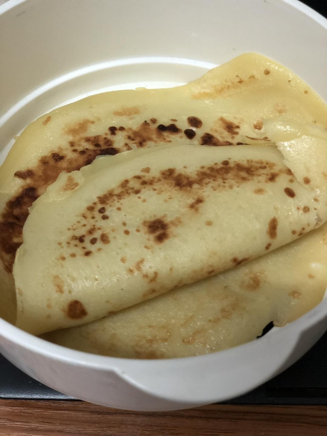 外婆的鸡蛋煎饼(灰面粑粑)的做法