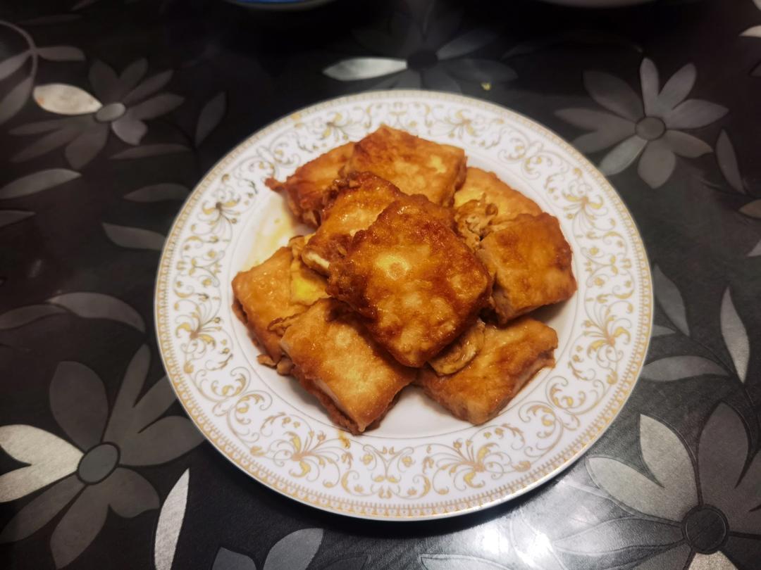 无敌好吃的香煎豆腐