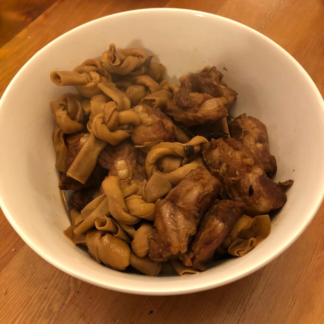 百叶结红烧肉