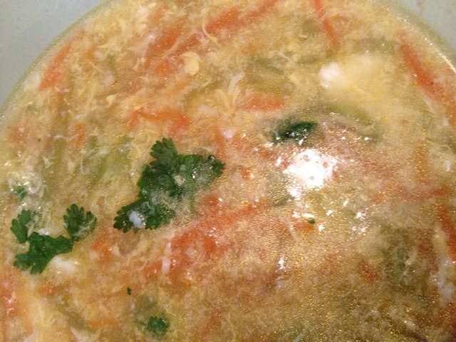 胡萝卜鸡蛋汤