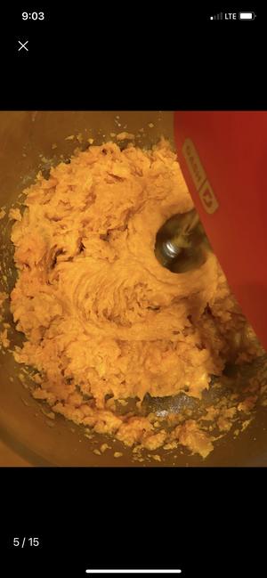 好吃到飞起的香酥核桃焗奶香红薯泥的做法 步骤5