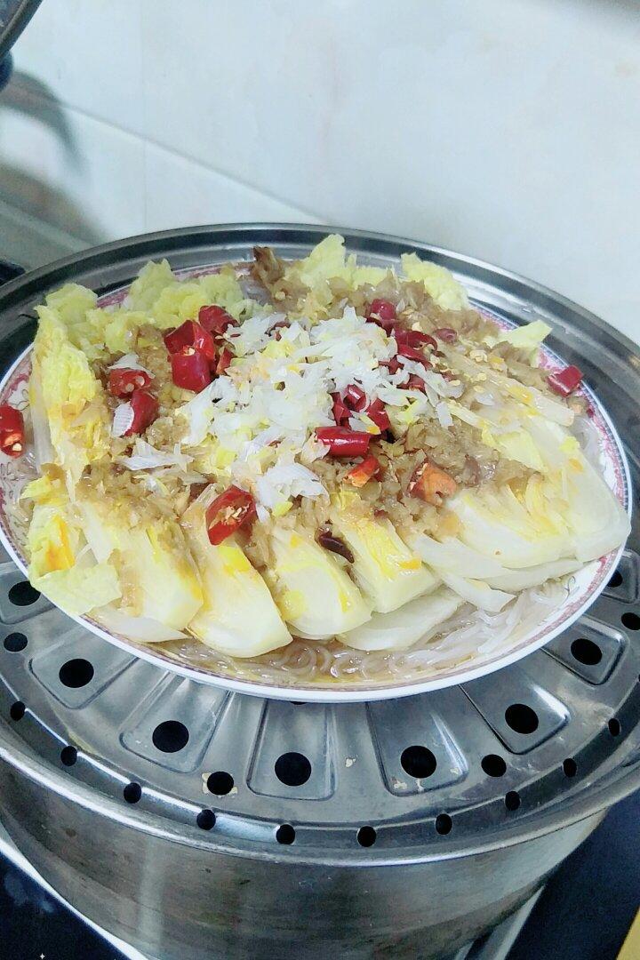 蒜蓉粉丝蒸娃娃菜