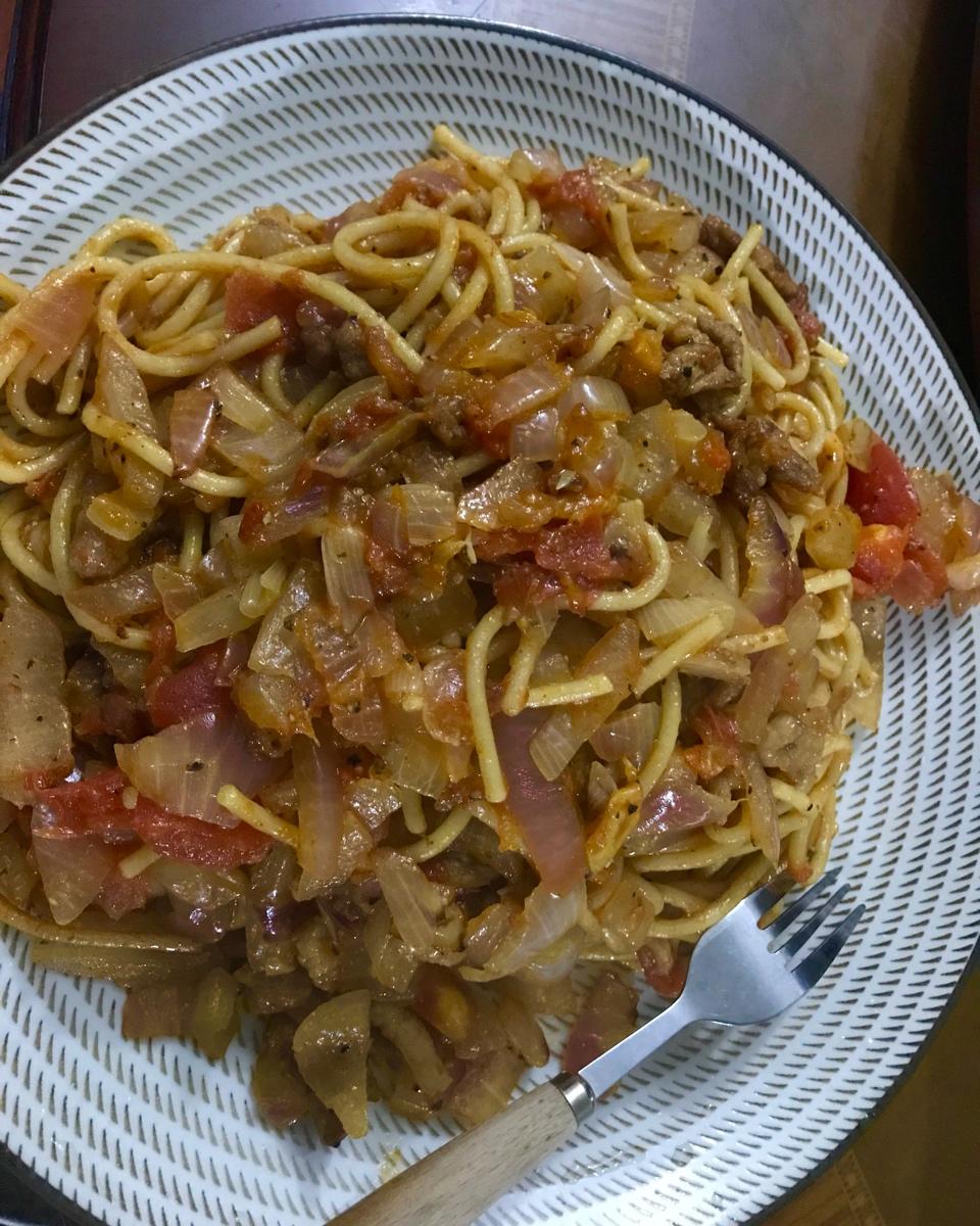 番茄肉酱意大利面