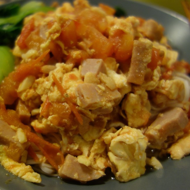 西红柿鸡蛋打卤面