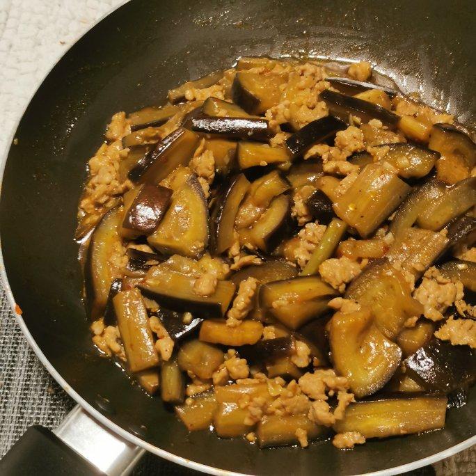 红烧肉沫茄子