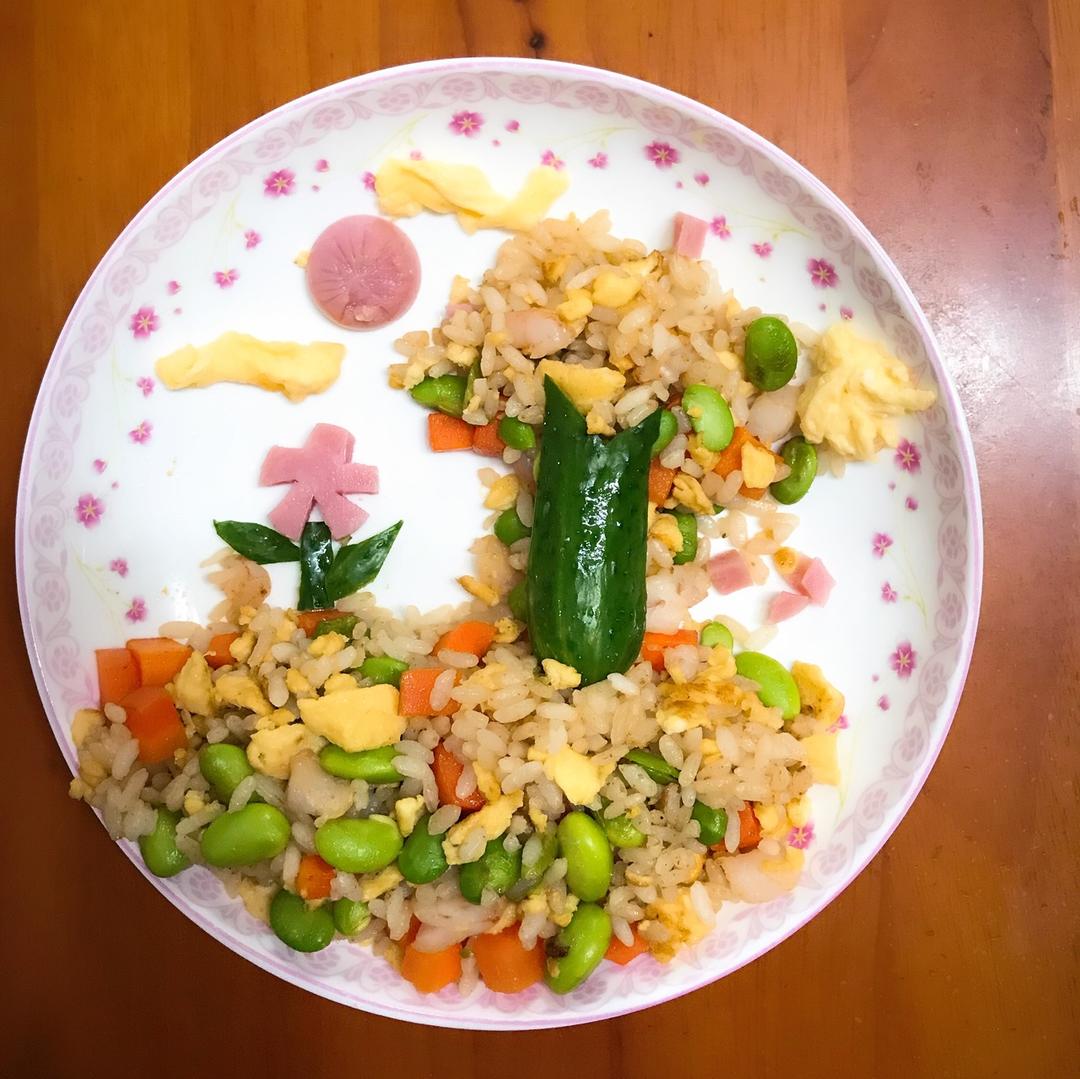 ruguo1229做的儿童创意炒饭