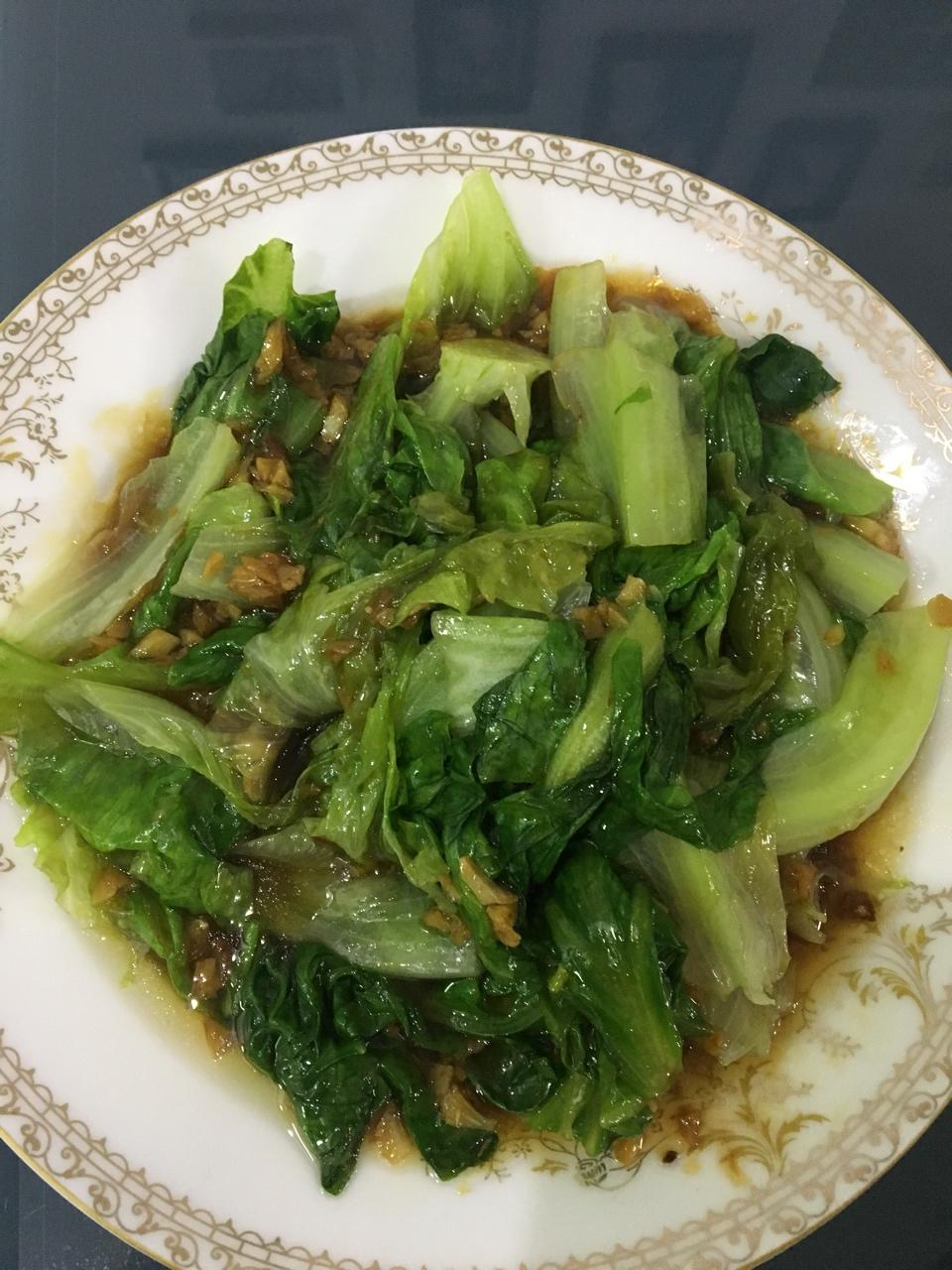 家常菜 蚝油生菜