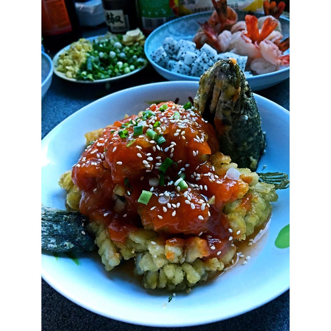 糖醋菊花鱼