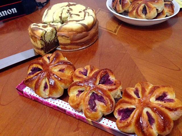 紫薯四叶草面包（汤种法）