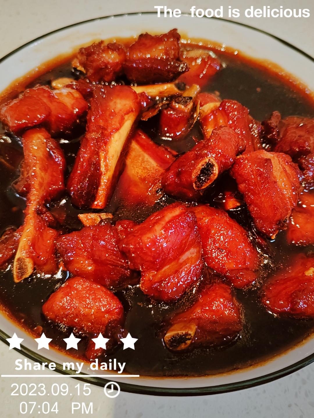 最简单最好吃的红烧排骨