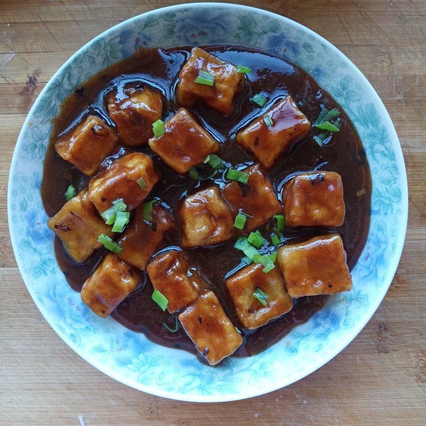外酥里嫩【烧汁豆腐】吸饱汤汁
