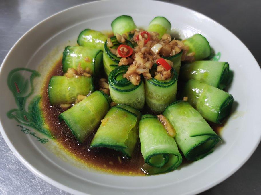 响油黄瓜卷