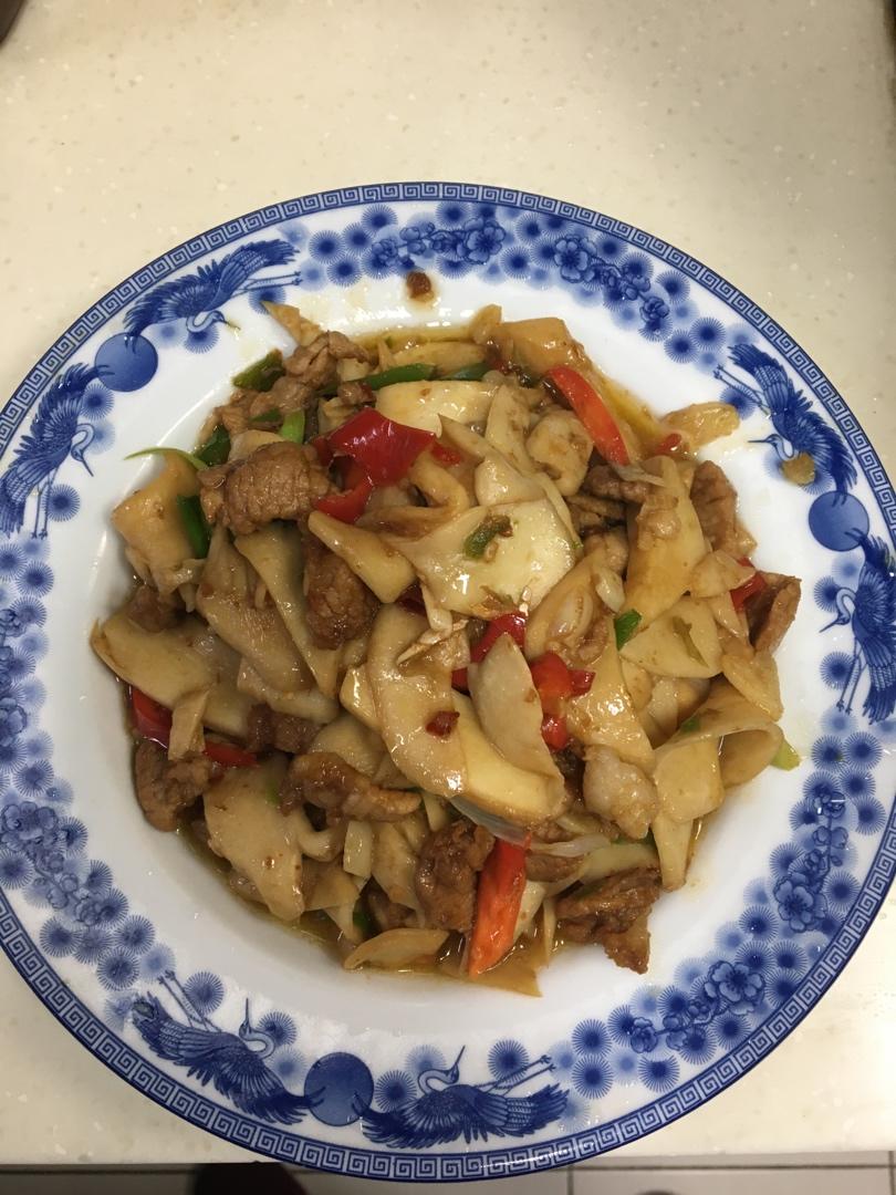 肉炒杏鲍菇