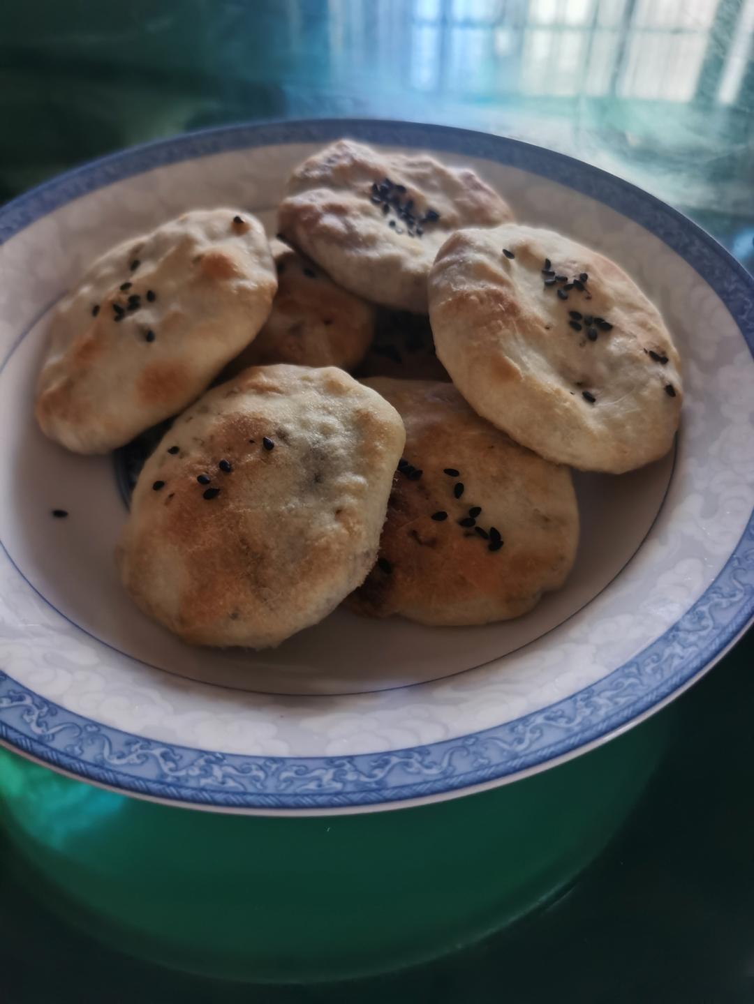 烤箱版梅干菜烤饼