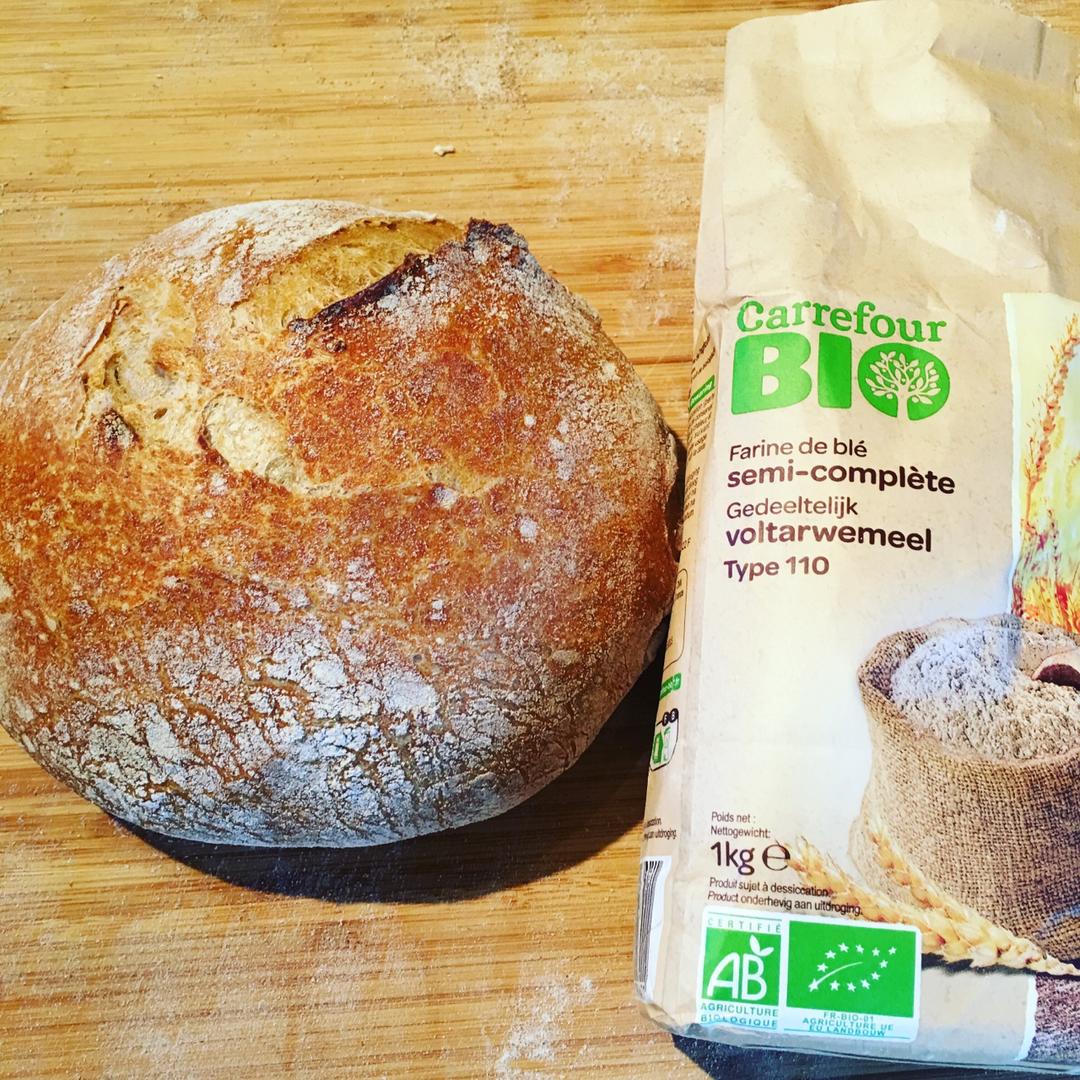 欧包/乡村面包-无油不用揉 No Knead Bread