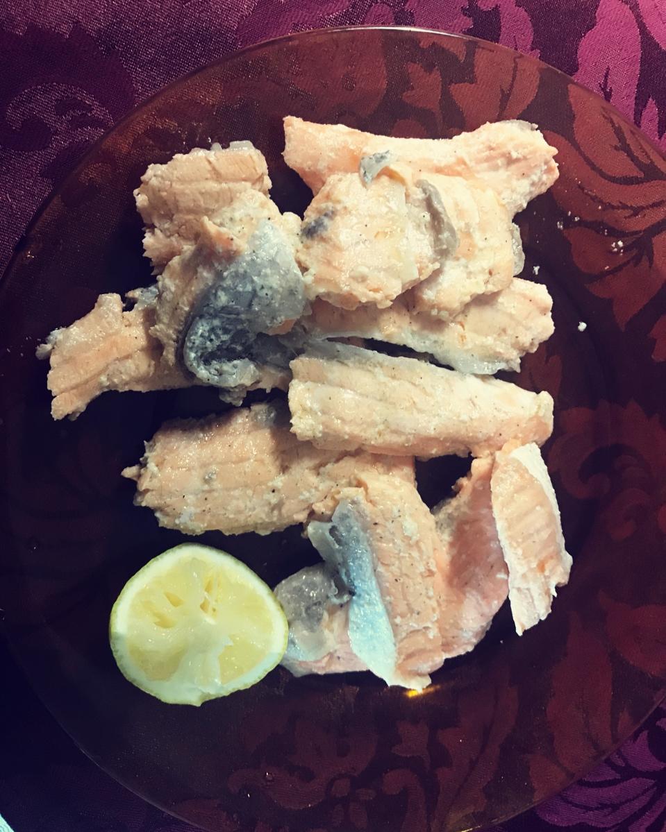 干煎三文鱼