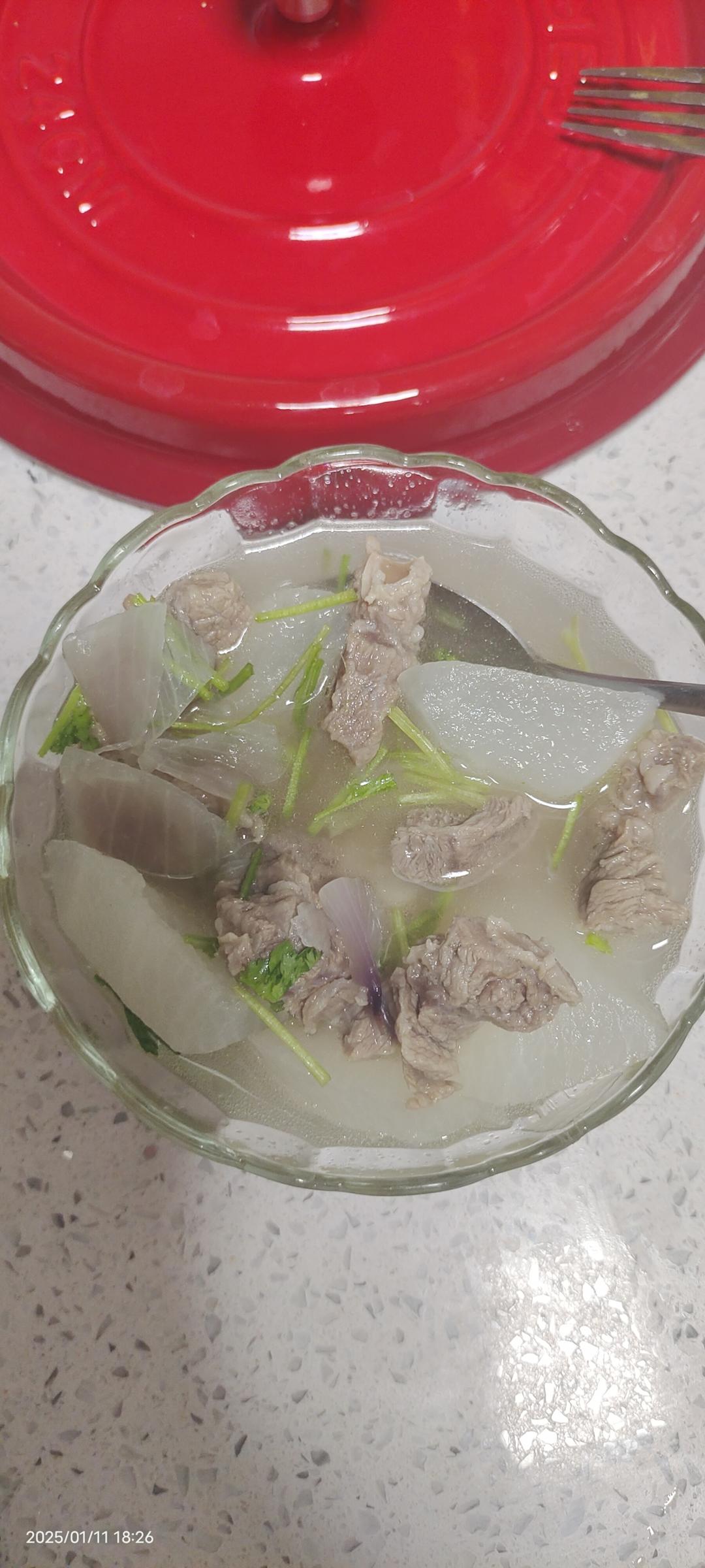 萝卜清炖牛肋条