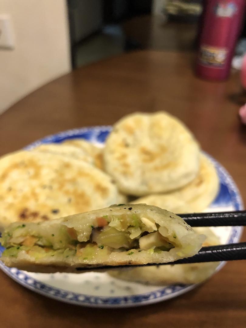 超喧软的馅饼，冷了也不会变硬，全程不用揉面
