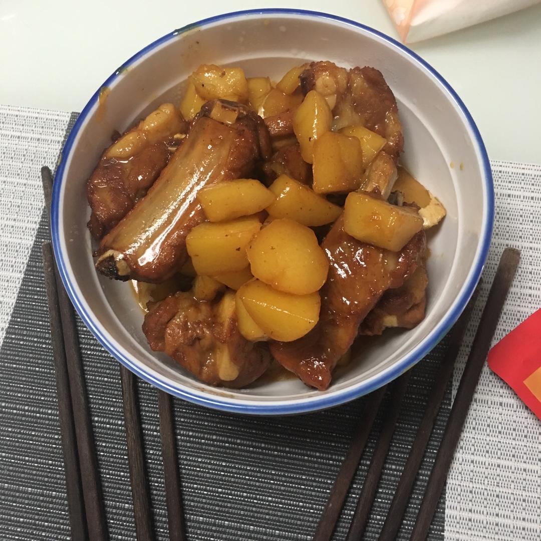 红烧排骨土豆