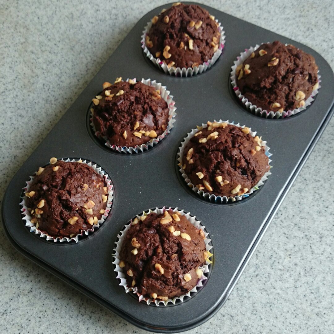 浓情巧克力摩卡马芬<Chocolate Espresso Muffins>