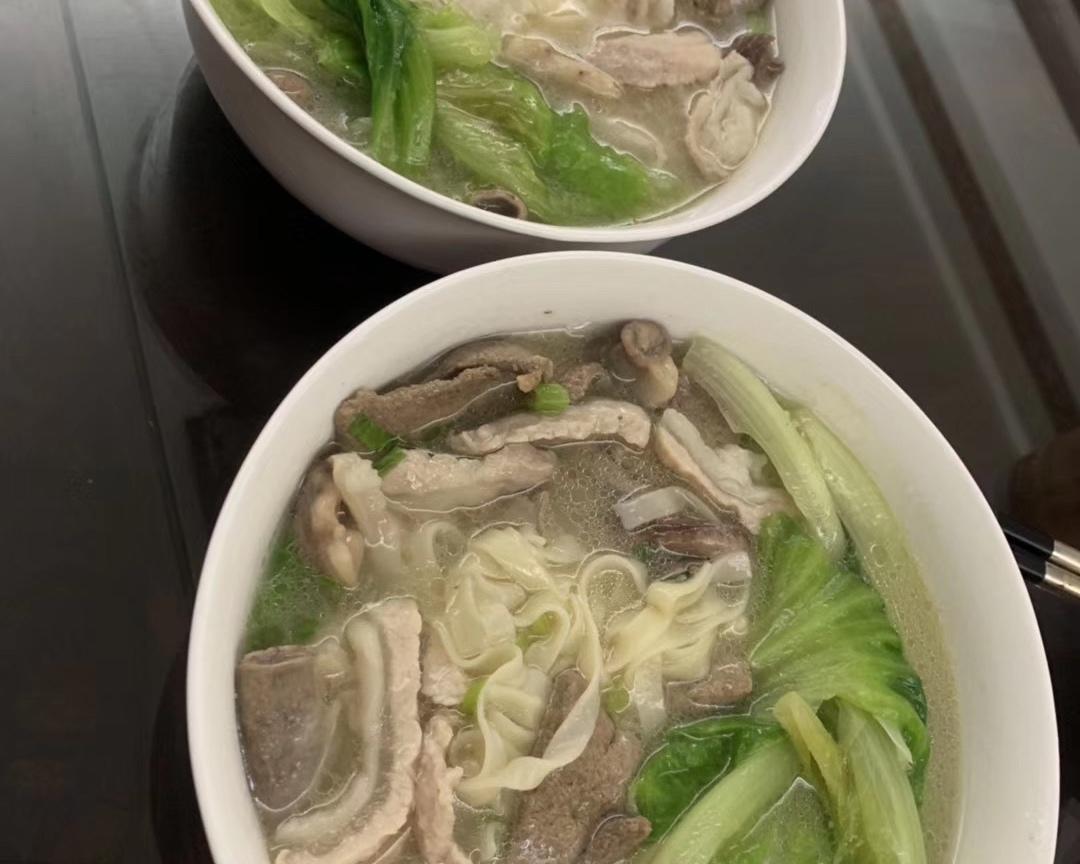 潮式自个家猪杂面薄的做法