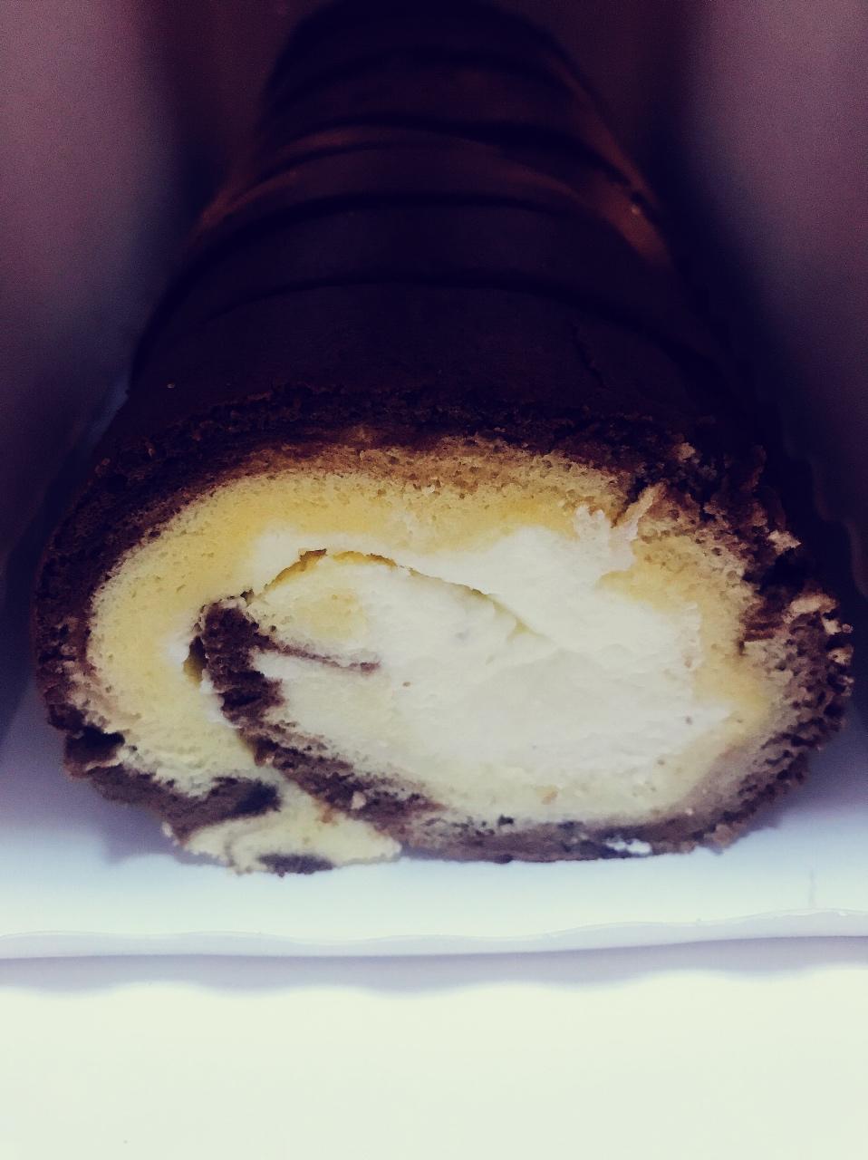 じyè缌念ㄣ做的黑旋风蛋糕卷---双色变式超好看【又名风火轮儿~】17.