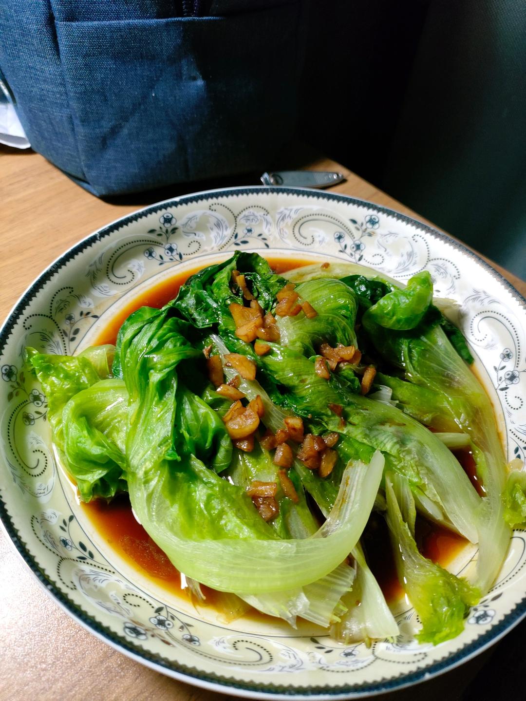 堪比饭店的白灼罗马生菜