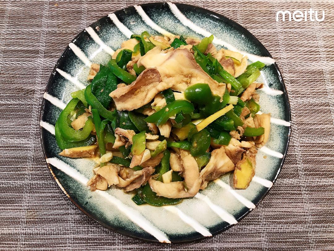 辣椒炒黑鱼片