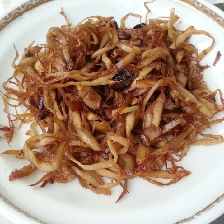 干煸手撕杏鲍菇