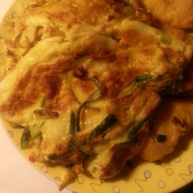 西葫芦鸡蛋煎饼
