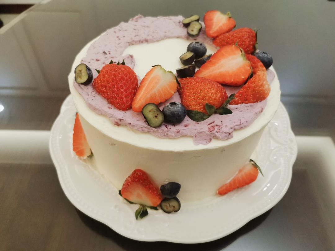 超级简单的味多美同款生日蛋糕（6寸），新手也能高度还原