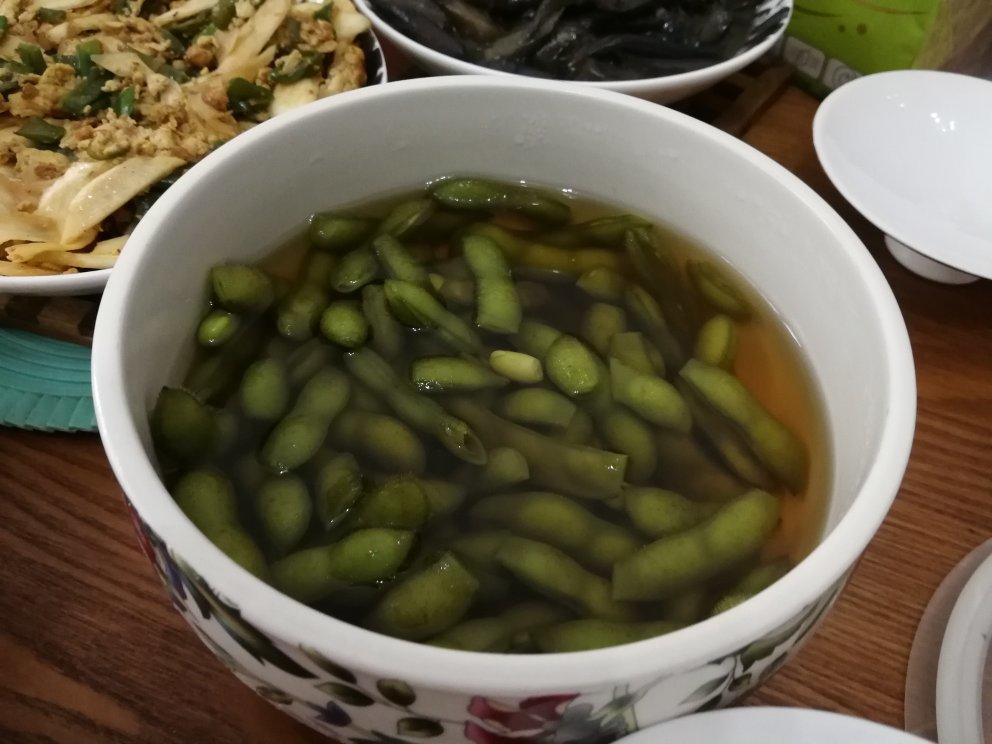 冰镇香糟毛豆