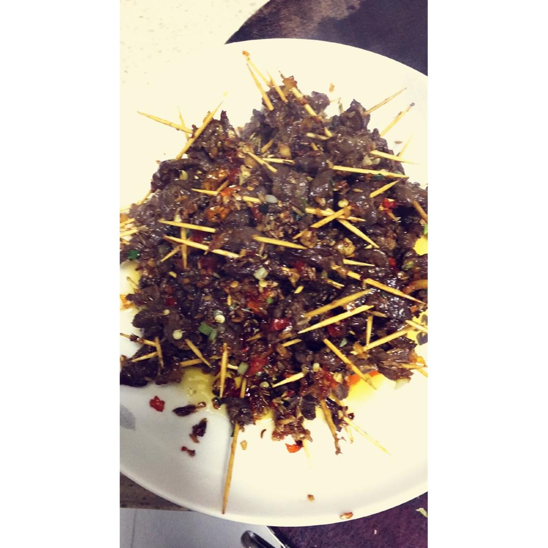 牙签牛肉 道地湖南味
