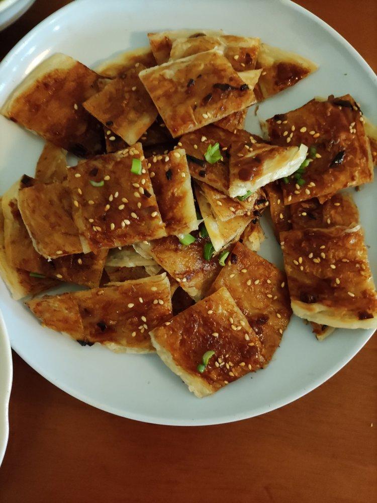 酥的掉渣的酱香饼，老公说都可以开店啦