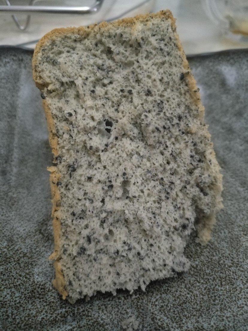 🍰八寸黑芝麻戚风蛋糕(附黑芝麻清洗方法)